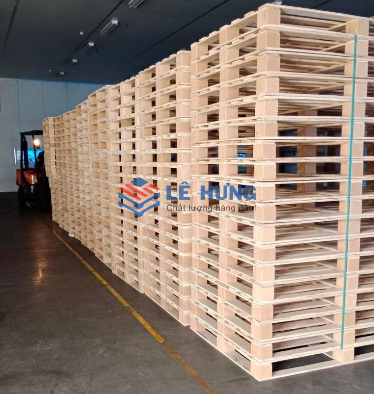 pallet gỗ đóng hàng hóa tại Bàu Bàng