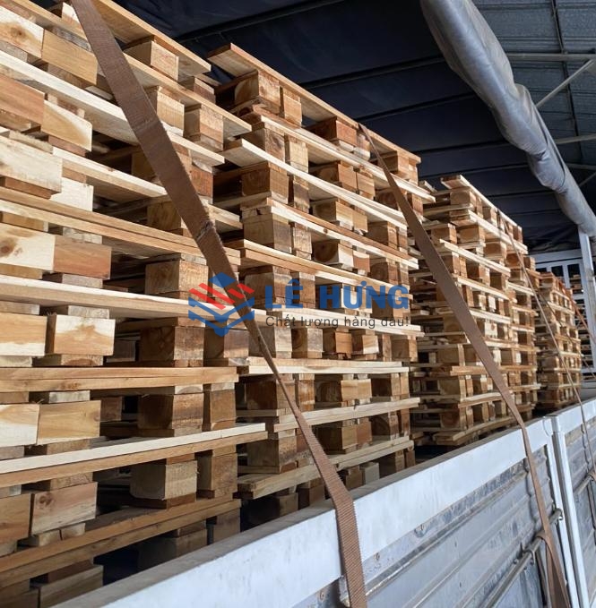 pallet gỗ gọn nhẹ, chịu lực tại Tân Uyên